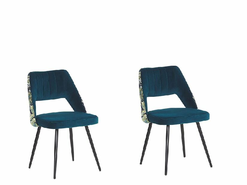 Set 2 kom. blagovaonskih stolica ASHLEY (plava)