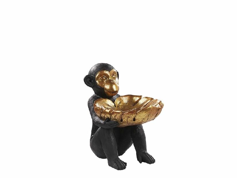 Dekorativna figurica SOMUN (crna + zlatna)