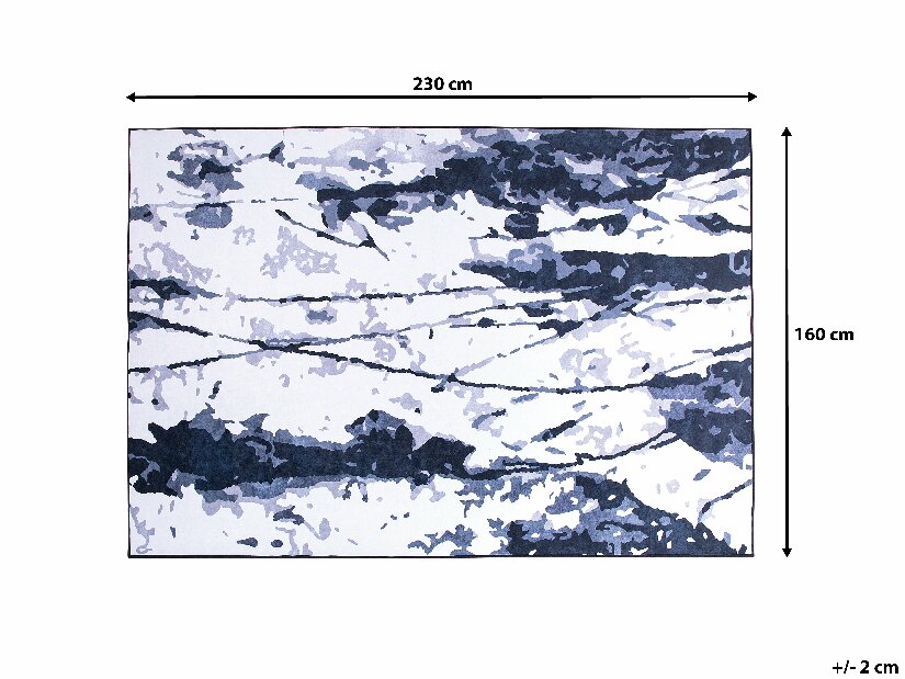 Tepih 230x160 cm Izmir (tamno plava)