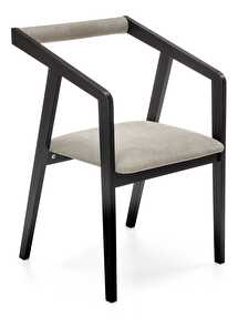 Blagovaonska stolica Aspull (crna + sivo-smeđa)
