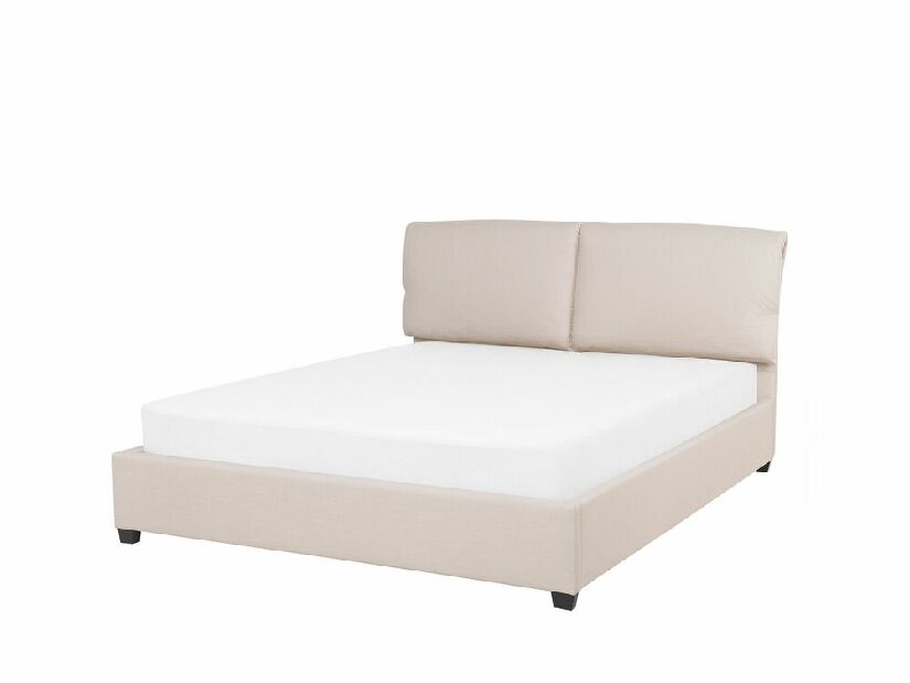 Bračni krevet 140 cm BELLA (s podnicom) (bež)