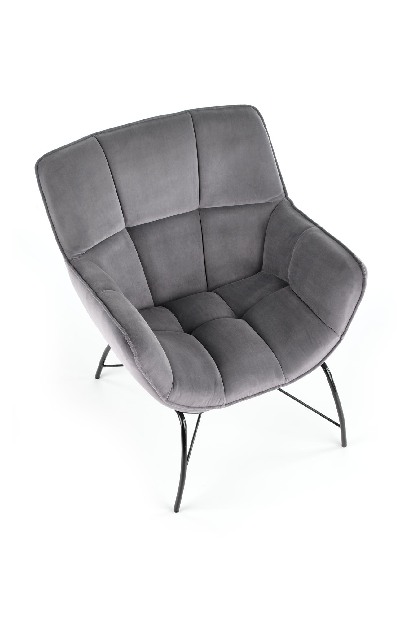 Fotelja Betali (siva + crna)