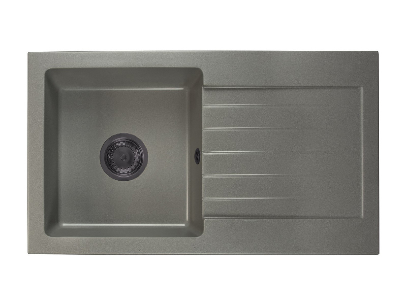 Kuhinjski sudoper Lemmion (siva) (sa 2 otvora za bateriju) (D)