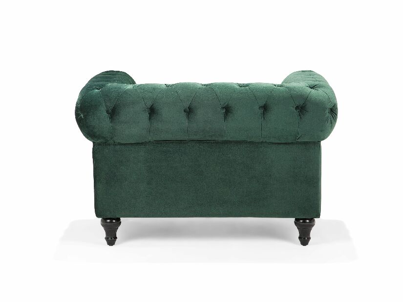 Fotelja Chichester (zelena) (baršunasta)