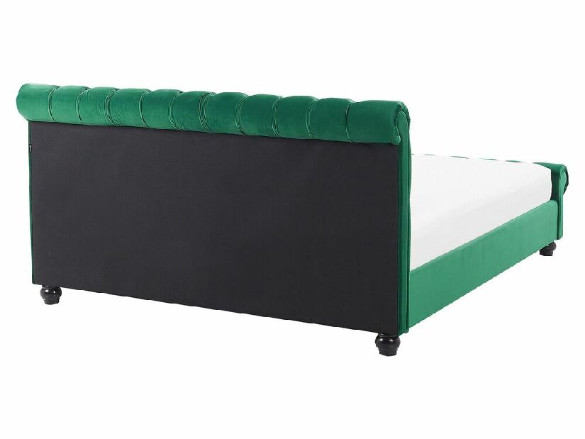 Bračni krevet 160 cm ARCHON (s podnicom) (zelena)