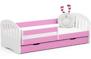 Dječji krevet Preena (ružičasta) (s madracem)