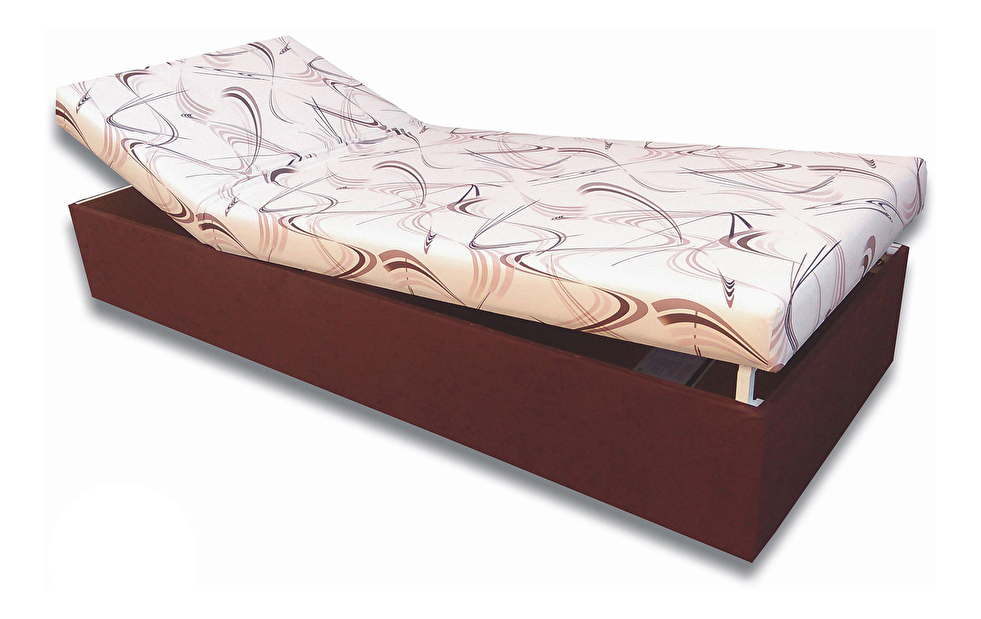 Jednostruki krevet (kauč) 80 cm Darcy (tamnosmeđa 40 + Sand 10)