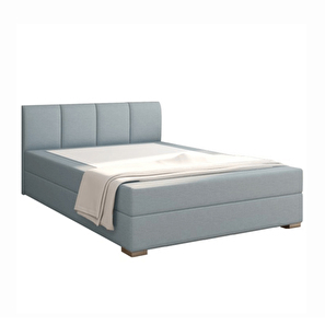 Bračni krevet Boxspring 140 cm Rhoni (boja mentola) (S podnicom, madracom i prostorom za odlaganje)  