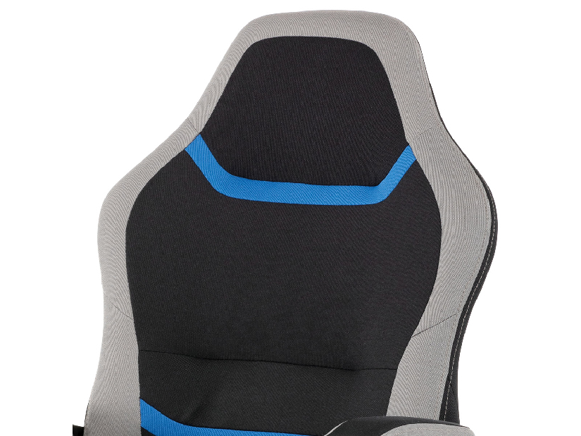 Uredska stolica Leira-L611-BLUE (crna + siva + plava)