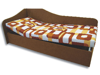 Jednostruki krevet (kauč) 90 cm Abigail (Gusto 11 + smeđa 13) (L)