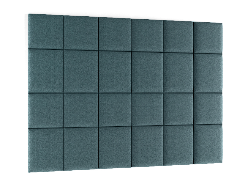 Set 24 tapeciranih panela Quadra 240x180 cm (mentol)