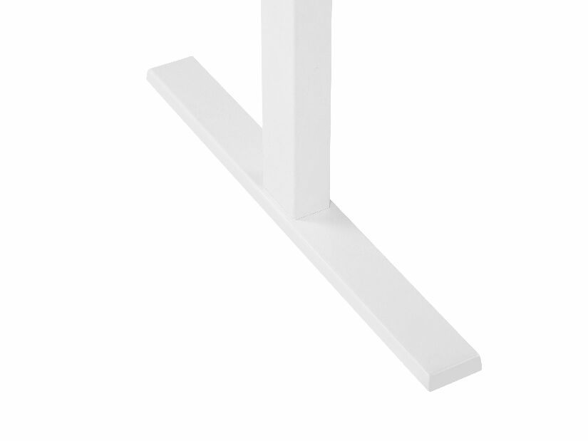 Pisaći stol- DESIRA II (180x80 cm) (smeđa + bijela) (ručno podesiv)