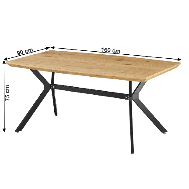 Blagovaonski stol 160 cm Merida