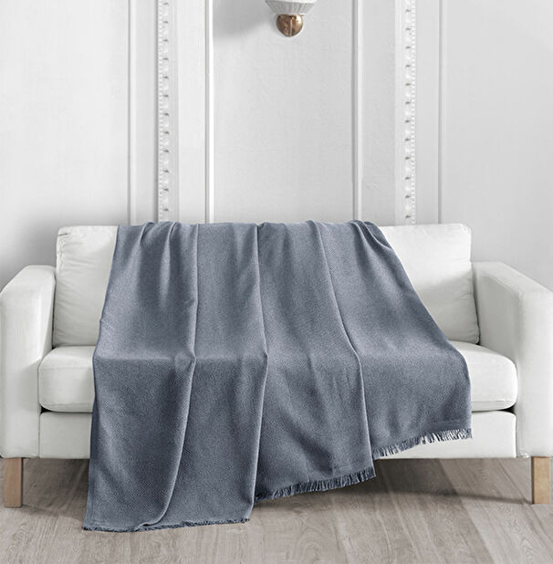 Prekrivač za sofu 175 x 230 cm Elita (antracit)