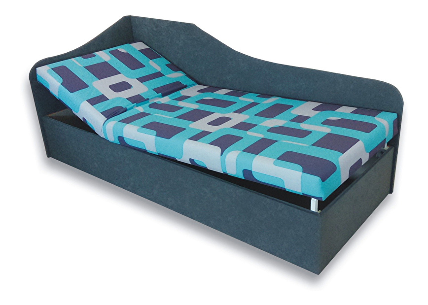 Jednostruki krevet (kauč) 90 cm Abigail (Gusto 4A + siva 81) (L)
