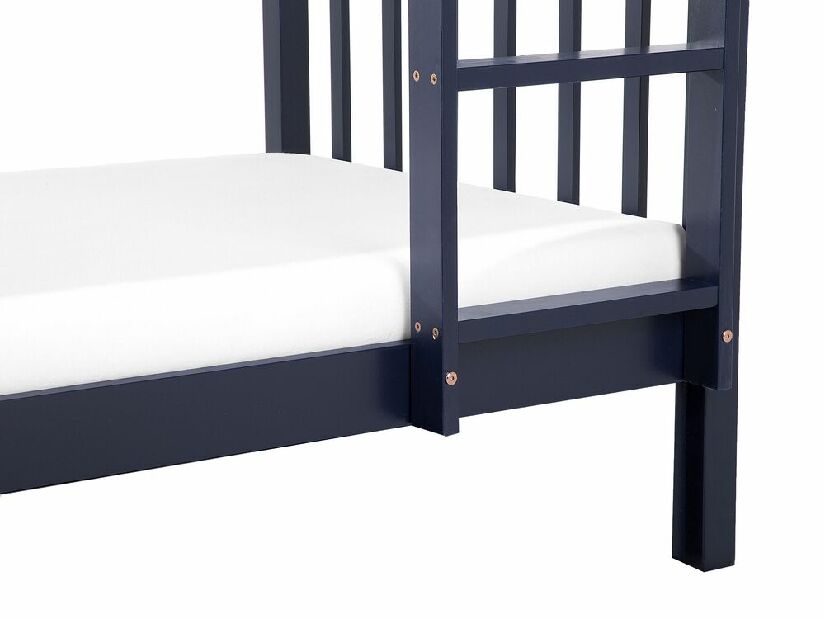 Krevet na kat 90 cm REWIND (s podnicom) (plava)