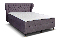 Bračni krevet Boxspring 160 cm Ortun (ljubičasta)