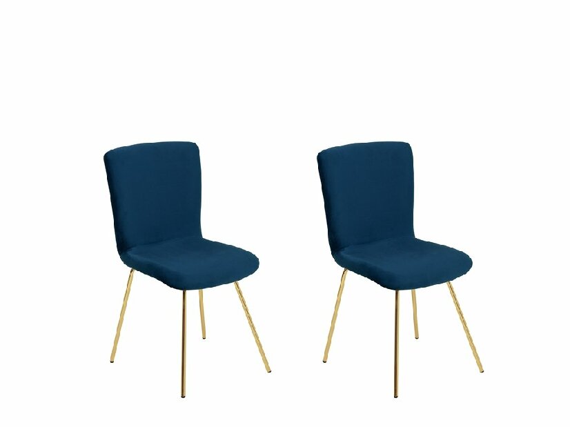 Set blagovaonskih stolica 2 kom. Rundo (mornarsko plava)