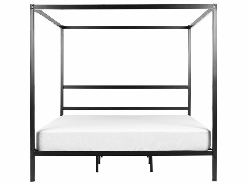 Bračni krevet 180 cm Lesta (crna)