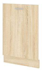 Vrata za ugrađenu perilicu posuđa Sylrona ZM 713 x 596 (hrast sonoma + bijela )
