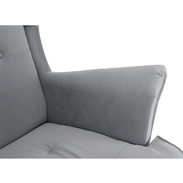 Fotelja Rafaelo (sivo bež + orah)