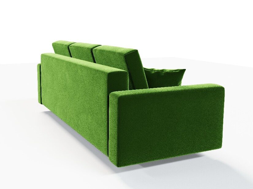 Kauč na razvlačenje Kineton (zelena)