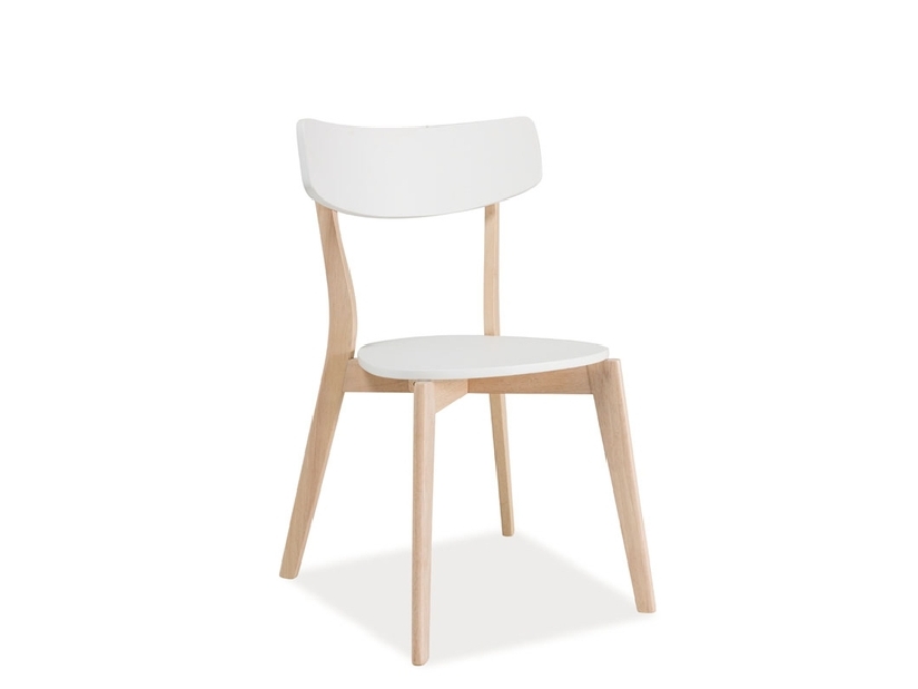 Blagovaonska stolica Turriff (bijela + hrast bijeljeni) *rasprodaja