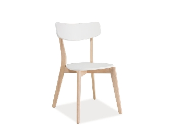 Blagovaonska stolica Turriff (bijela + hrast bijeljeni) *rasprodaja