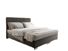 Bračni krevet 180 cm Penarth (s podnicom, madracem i prostorom za odlaganje)