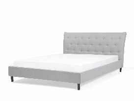 Bračni krevet 160 cm SANTORI (s podnicom) (siva)