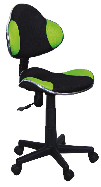 Dječja stolica- Signal Donker tkanina, crno-zelena
