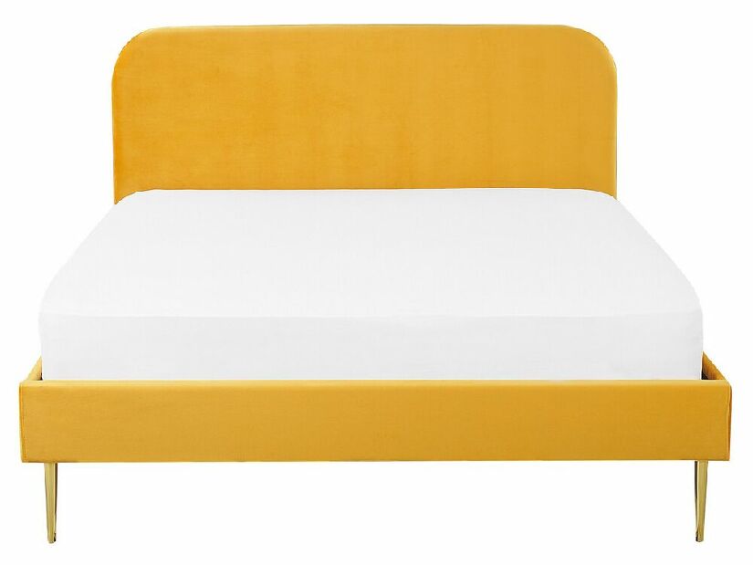 Bračni krevet 160 cm Faris (žuta) (s podnicom)