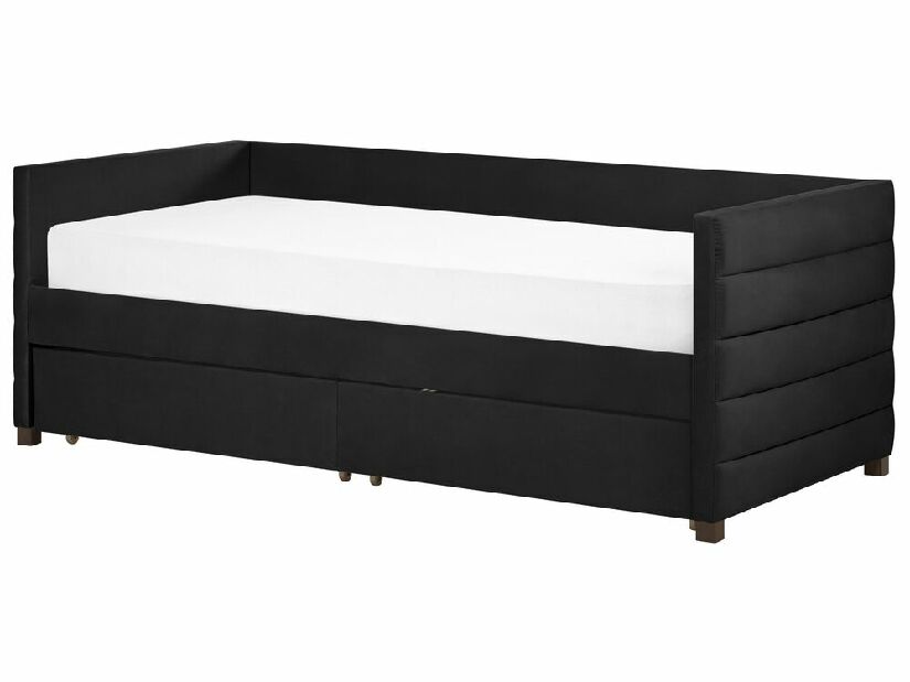 Jednostruki krevet 200 x 90 cm Marza (crna)
