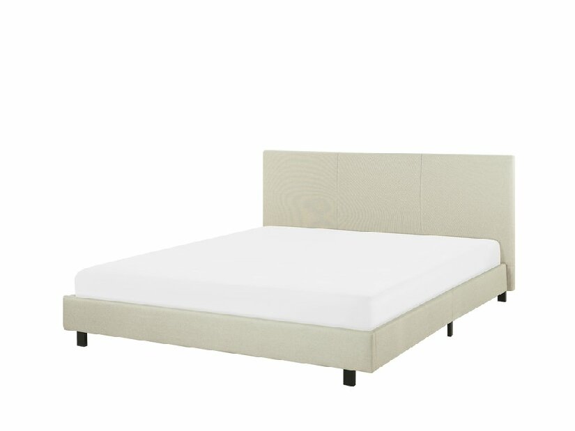 Bračni krevet 160 cm ALVIA (s podnicom) (bež)
