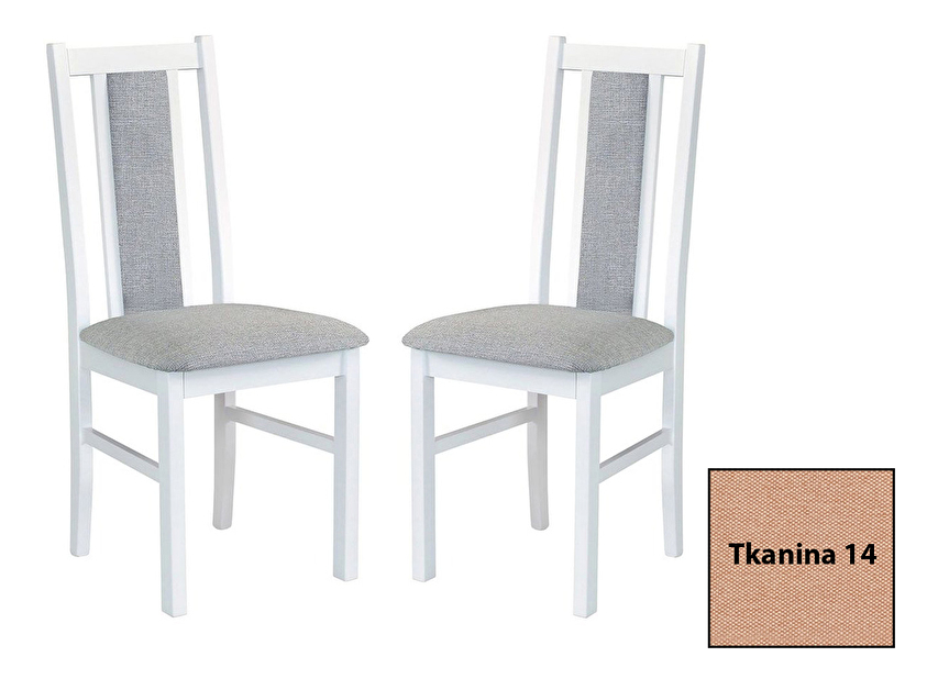 Blagovaonska stolica (2 kom.) Avian (bijela + bež) *trgovina