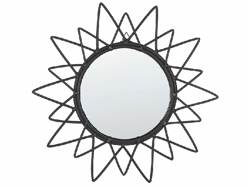 Zidno ogledalo Alfonso (crna)