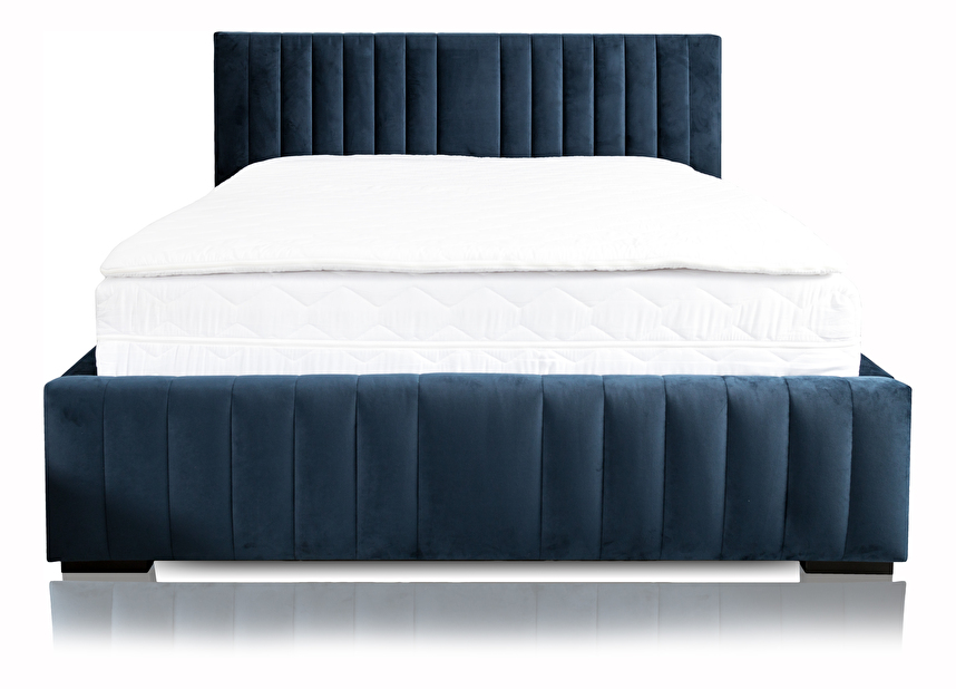 Tapeciran krevet 180x200 cm Veggie II (plava)