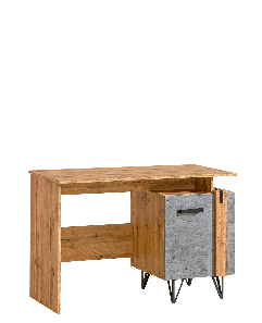 Pisaći stol tip LO9 Lorinda (hrast Wotan + beton milenium)