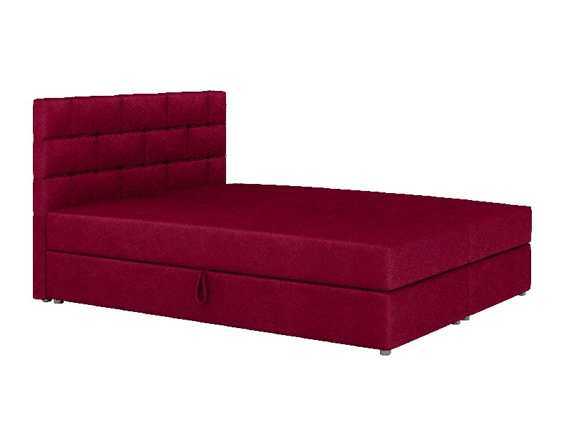 Bračni krevet Boxspring 140x200 cm Waller (s podnicom i madracem) (ružičasta)
