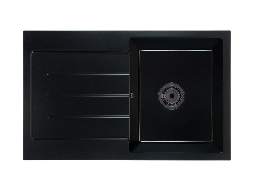 Kuhinjski sudoper Ruxom (crna) (sa 2 otvora za bateriju) (L)
