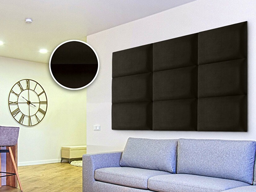 Tapeciran panel Soundless 40x30 cm (sivo-crna)