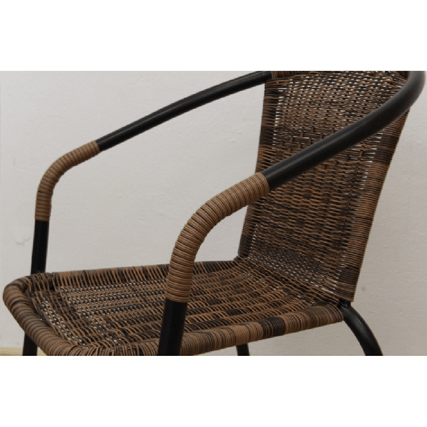 Vrtna stolica Durley (smeđa + crna) 
