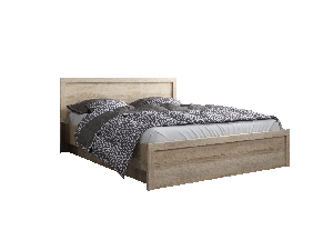 Bračni krevet 160 cm Jolene (hrast sonoma) (s podnicom)