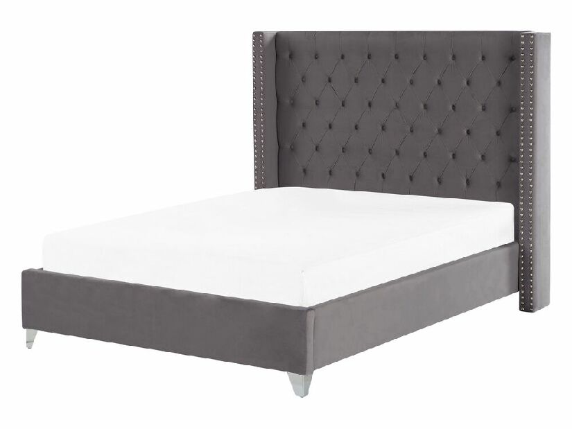 Bračni krevet 140 cm Lubbka (siva) (s podnicom)
