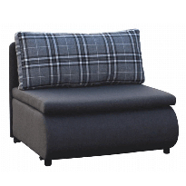 Fotelja Kotu New (siva + karirano sivo)  
