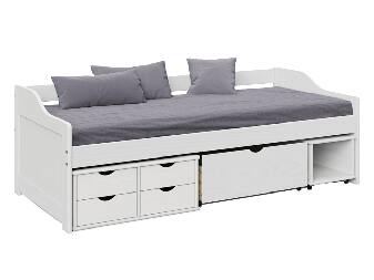 Krevet s prostorom za odlaganje Moli (bijela) 