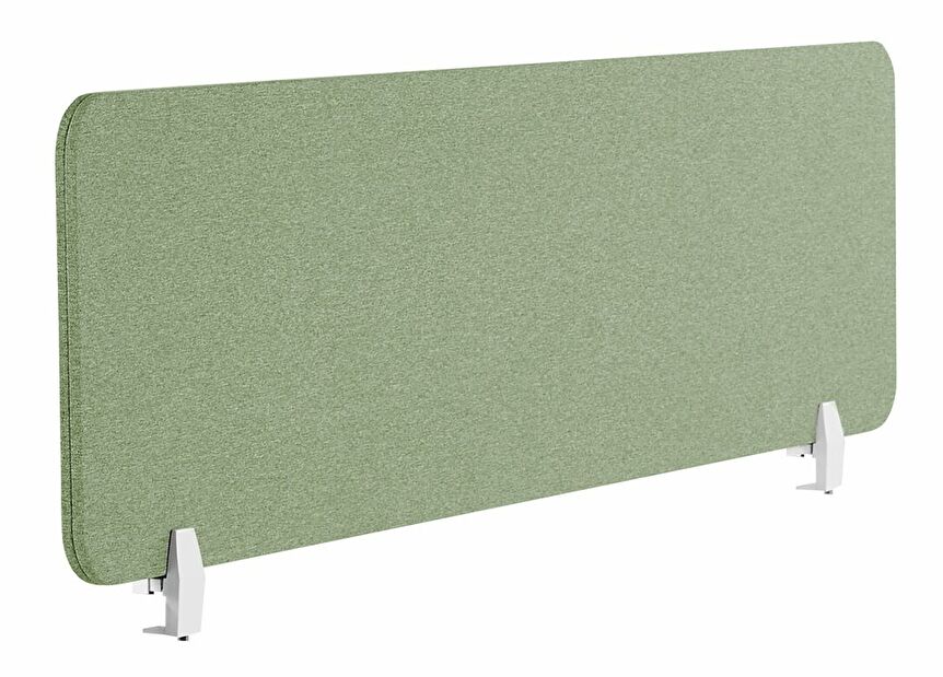 Pregrada za radni stol 180 x 40 cm Walda (zelena) 