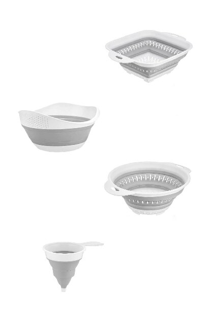 Kuhinjski set (4 kom.) Foldesi (bijela)
