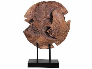 Dekorativna figurica PISH 41 cm (drvo) (svijetlo drvo)