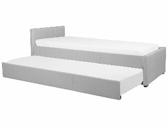 Krevet na razvlačenje 80 cm MERMAID (s podnicom) (svijetlo siva)